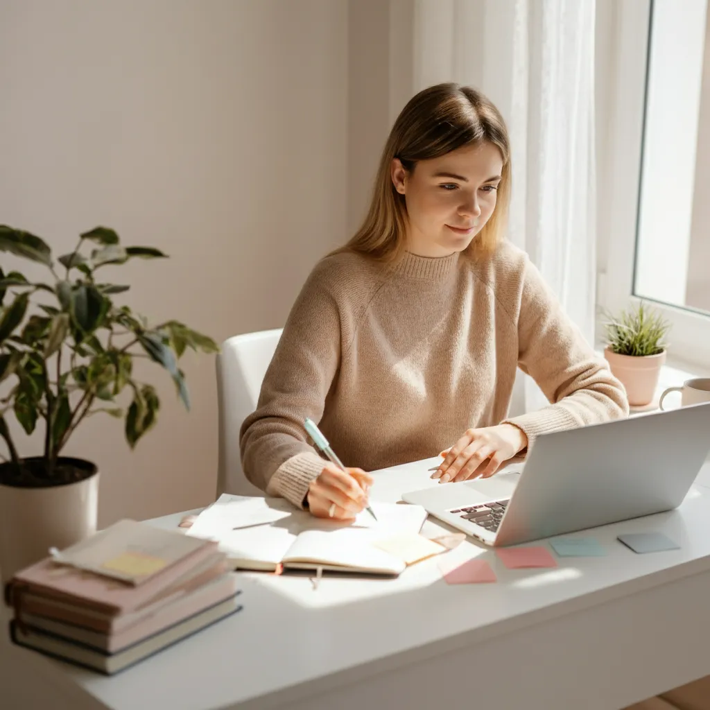 A person enjoying a quiet moment, meditating, or engaging in a relaxing activity, symbolizing natural methods for improving focus and concentration as alternatives to Vyvanse.